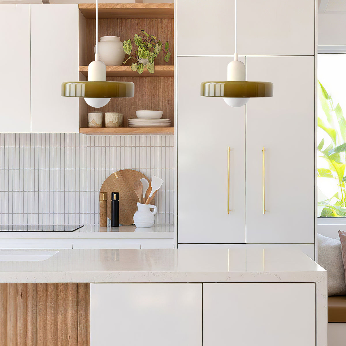 Modern Kitchen Glass Pendant Light