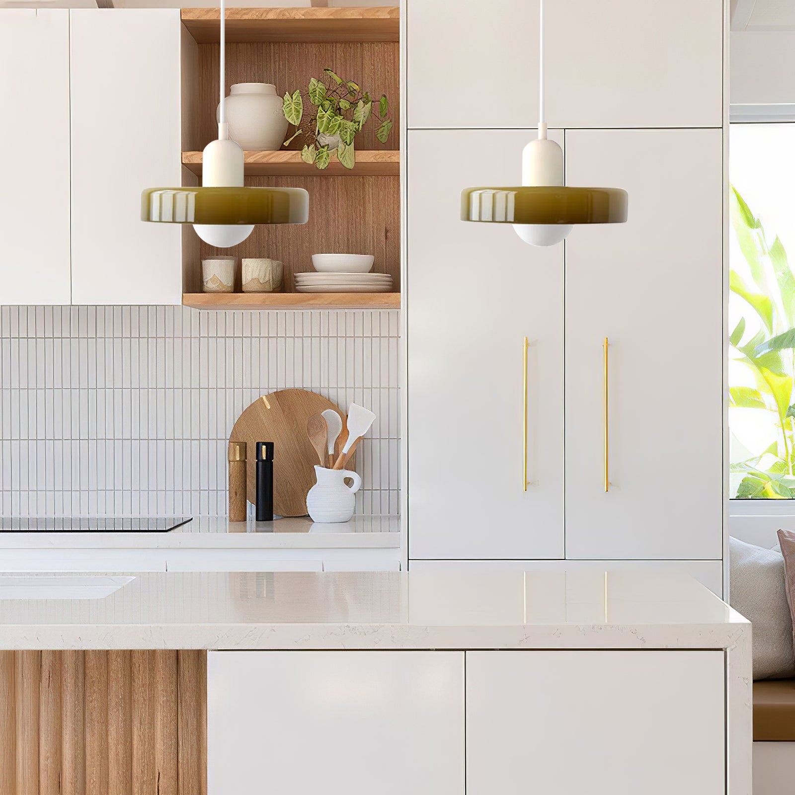 Modern Kitchen Glass Pendant Light