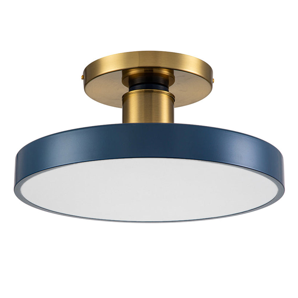Simple Blue Bedroom LED Ceiling Lights