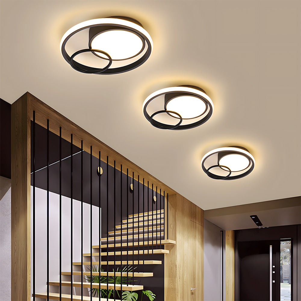 Contemporary LED Flush Mount Acrylic Ceiling Lights for Bedroom
