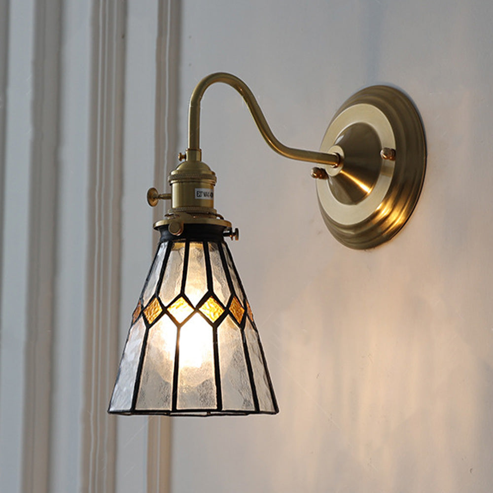 Vintage Glass Wall Sconce Light For Living Room