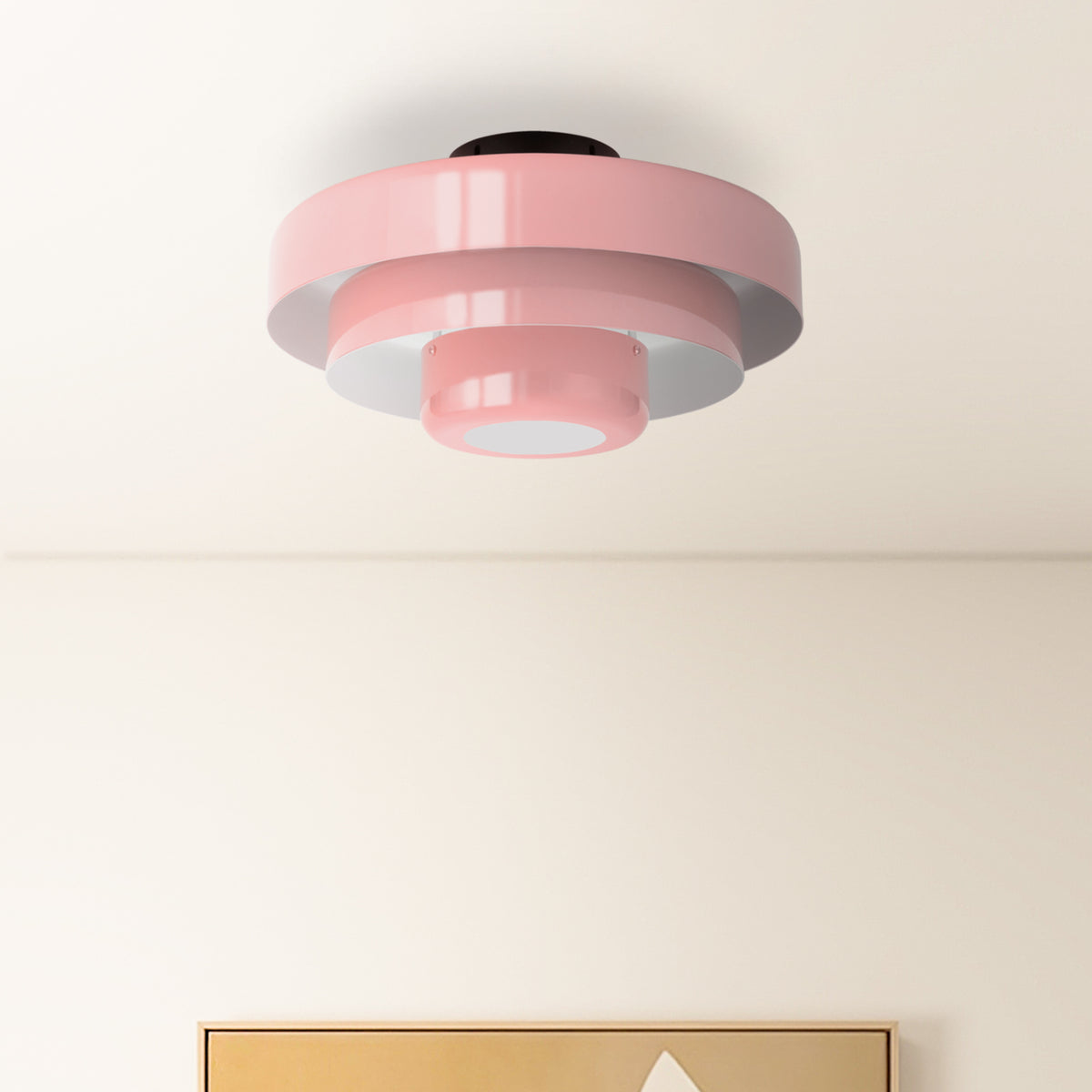 Mid-Century Iron Ceiling Lights