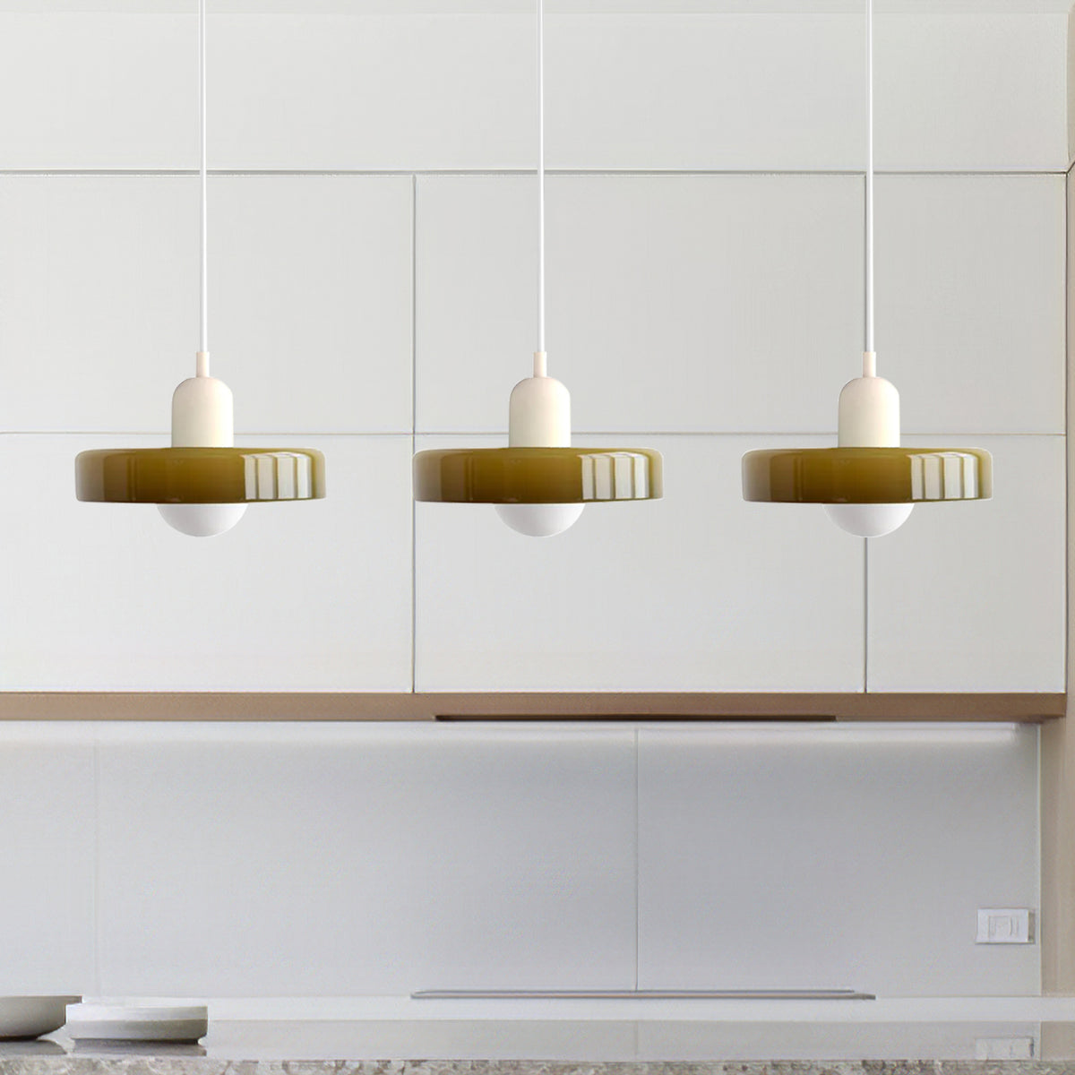 Modern Kitchen Glass Pendant Light
