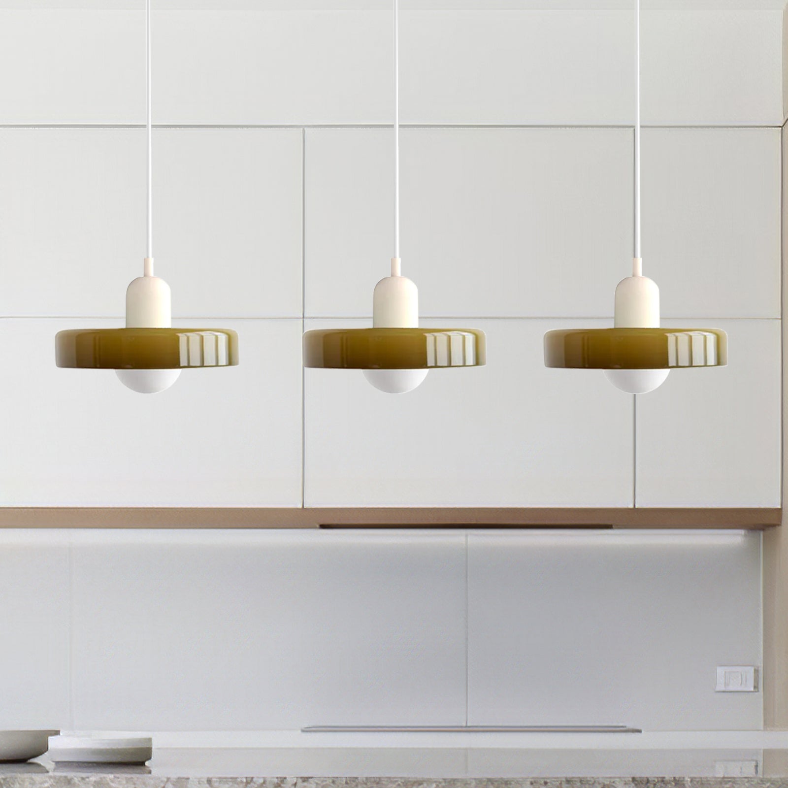 Modern Kitchen Glass Pendant Light