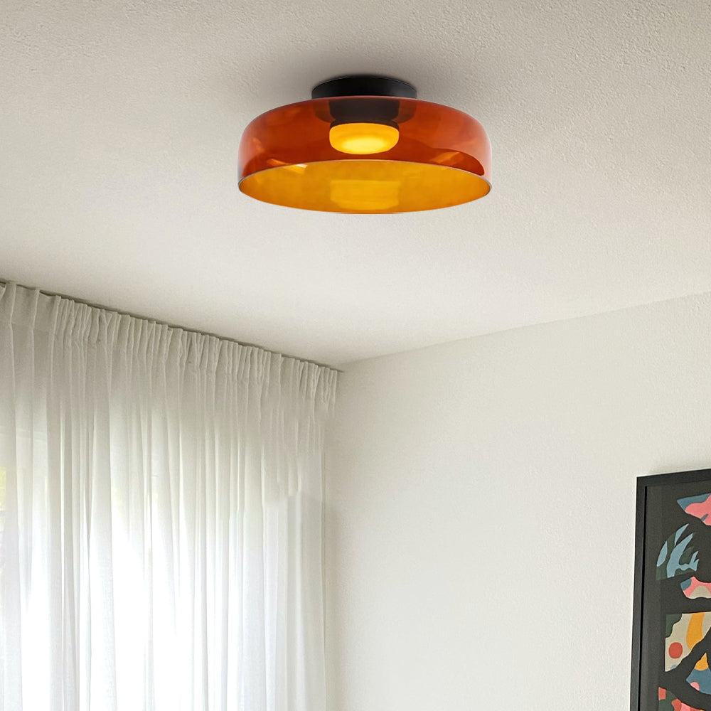 Nordic Medieval Simple Glass Ceiling Light