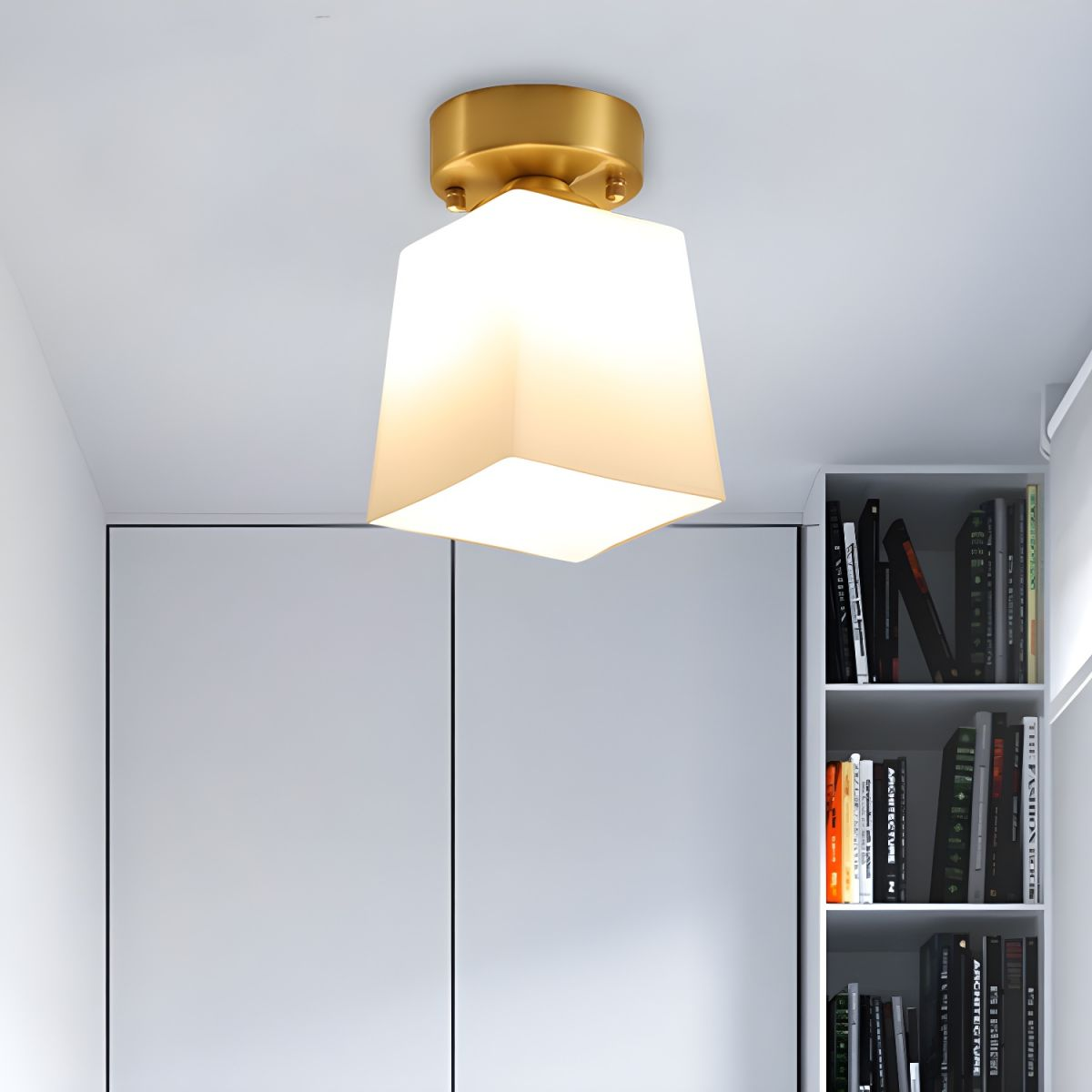 Retro Glass Hallway Ceiling Lights