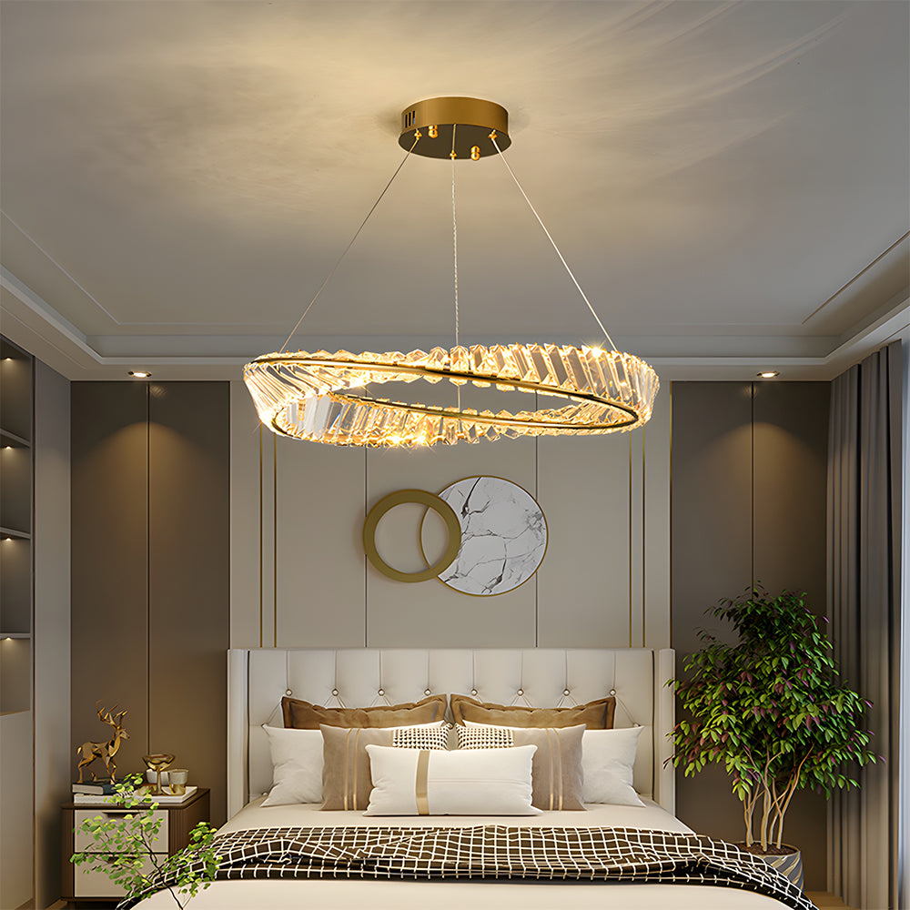 LED Crystal Pendant Light Fixtures