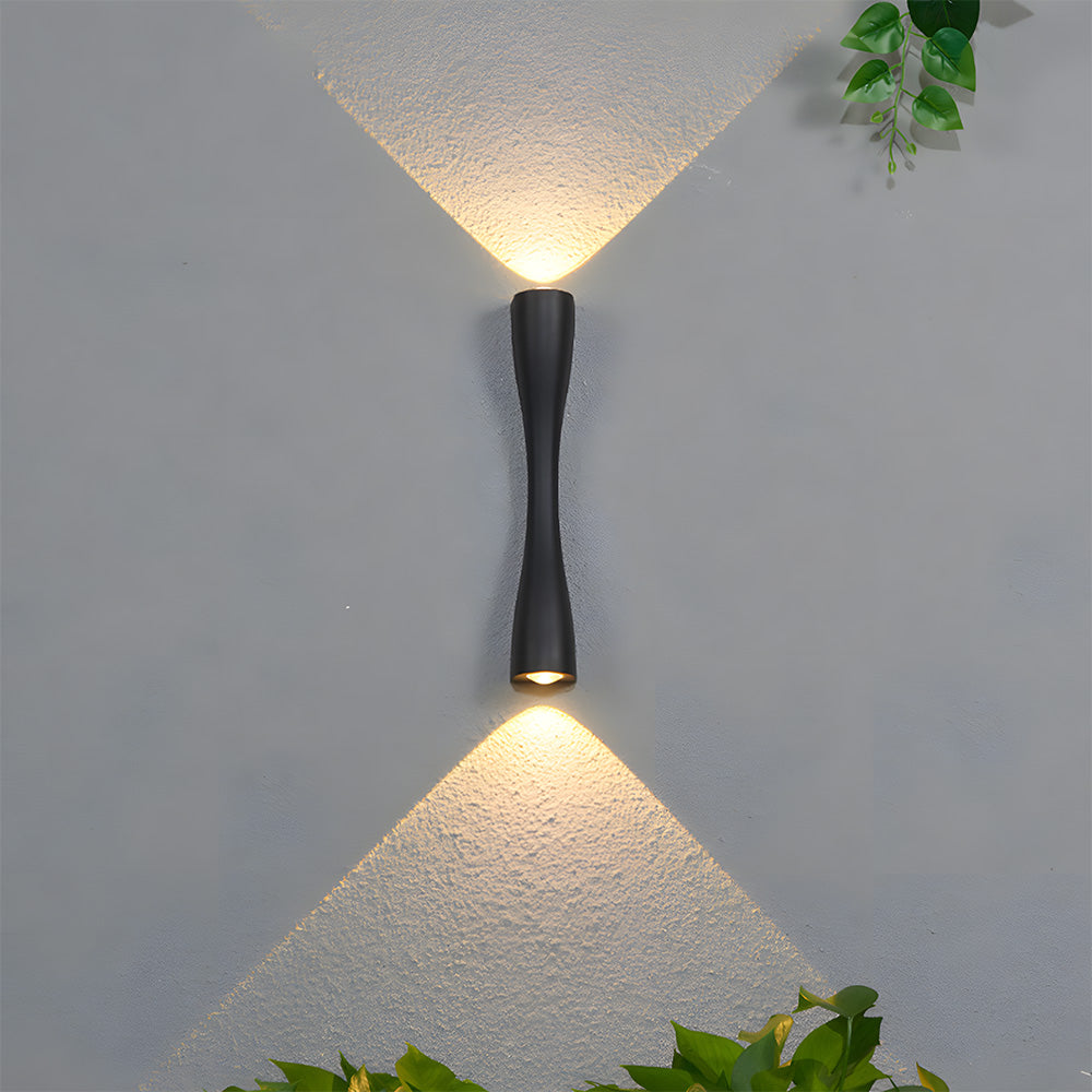 Modern Minimalist Up and Down Outdoor Wall Lights
