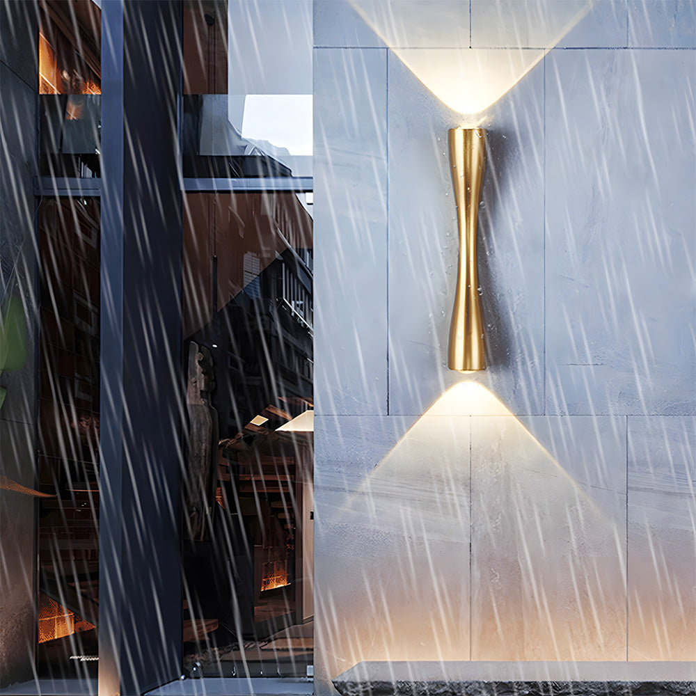 Modern Minimalist Up and Down Outdoor Wall Lights