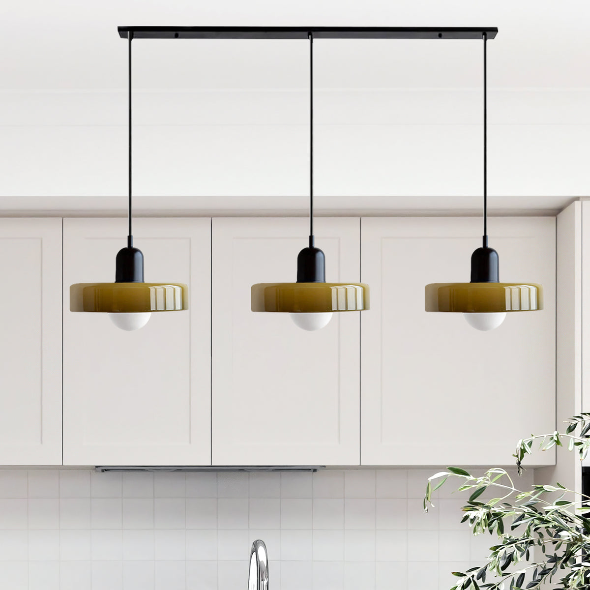 Modern Kitchen Glass Pendant Light