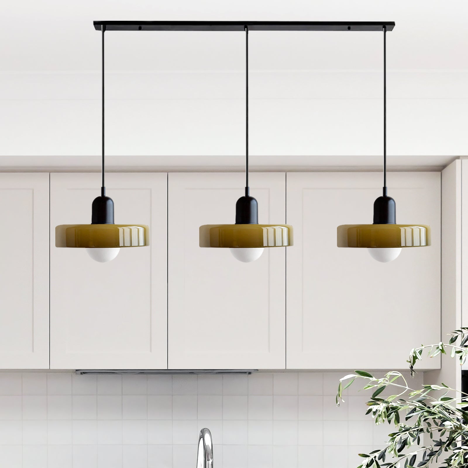 Modern Kitchen Glass Pendant Light
