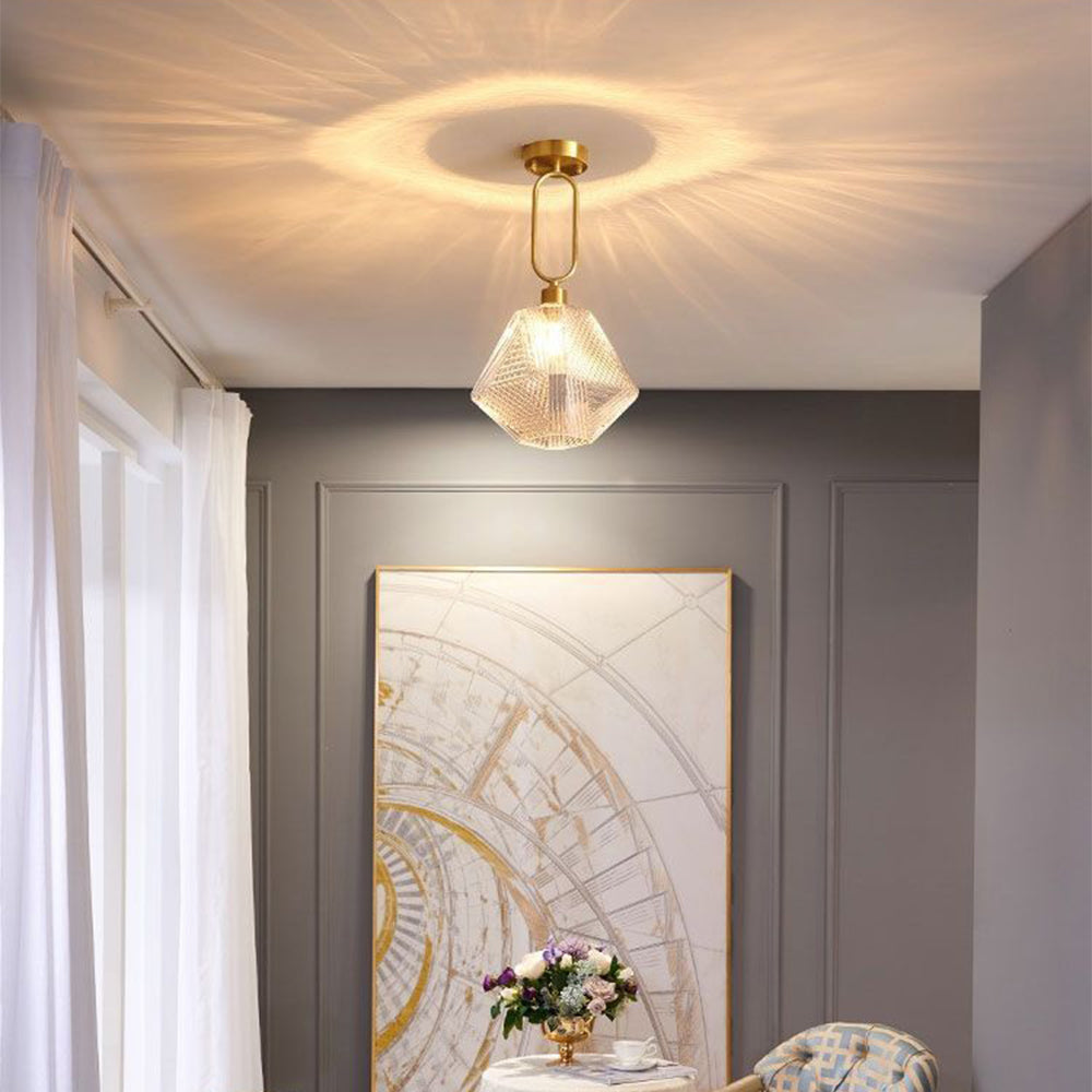Modern Minimalist Crystal Bedroom Ceiling Lights