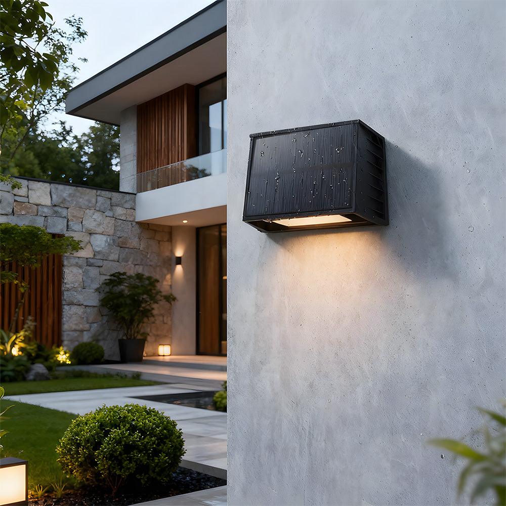 LED Solar Lights for Outdoor Wall, IP65 Waterproof Outdoor Wall Lights