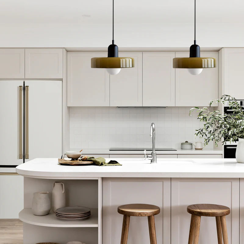 Bauhaus Modern Art Decor Colorful Glass Ceiling Pendant Light