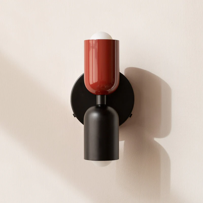 Modern Short Double Head Vintage Utility Room Wall Light