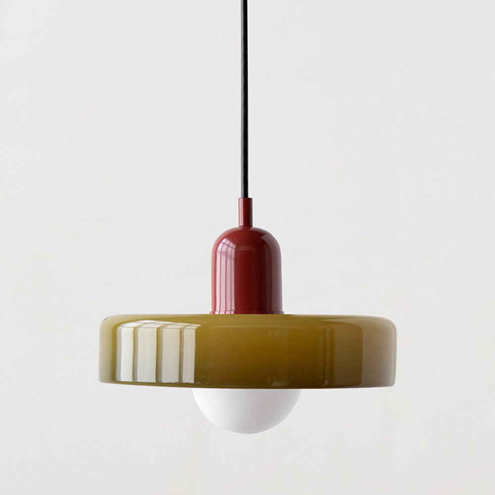 Bauhaus Modern Art Decor Colorful Glass Ceiling Pendant Light
