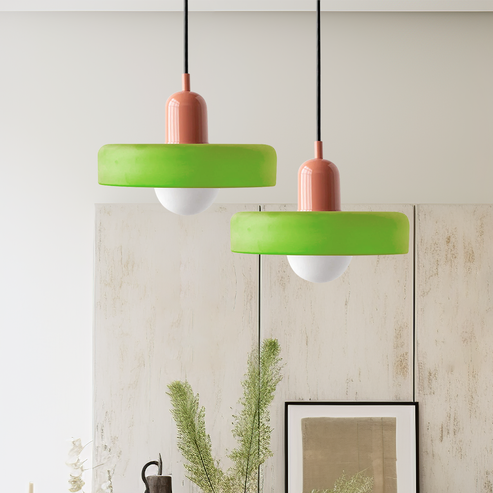 Bauhaus Glass Art Kitchen Island Ceiling Pendant Light