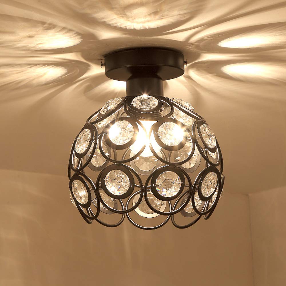 Art Gold Creative Glass Hallway Ceiling Lighting