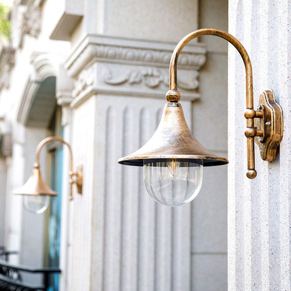 IP54 Vintage Outdoor Black Wall Light