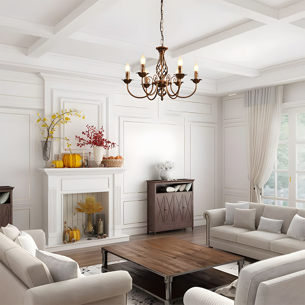 Vintage Bronze Dining Room Pendant Lights