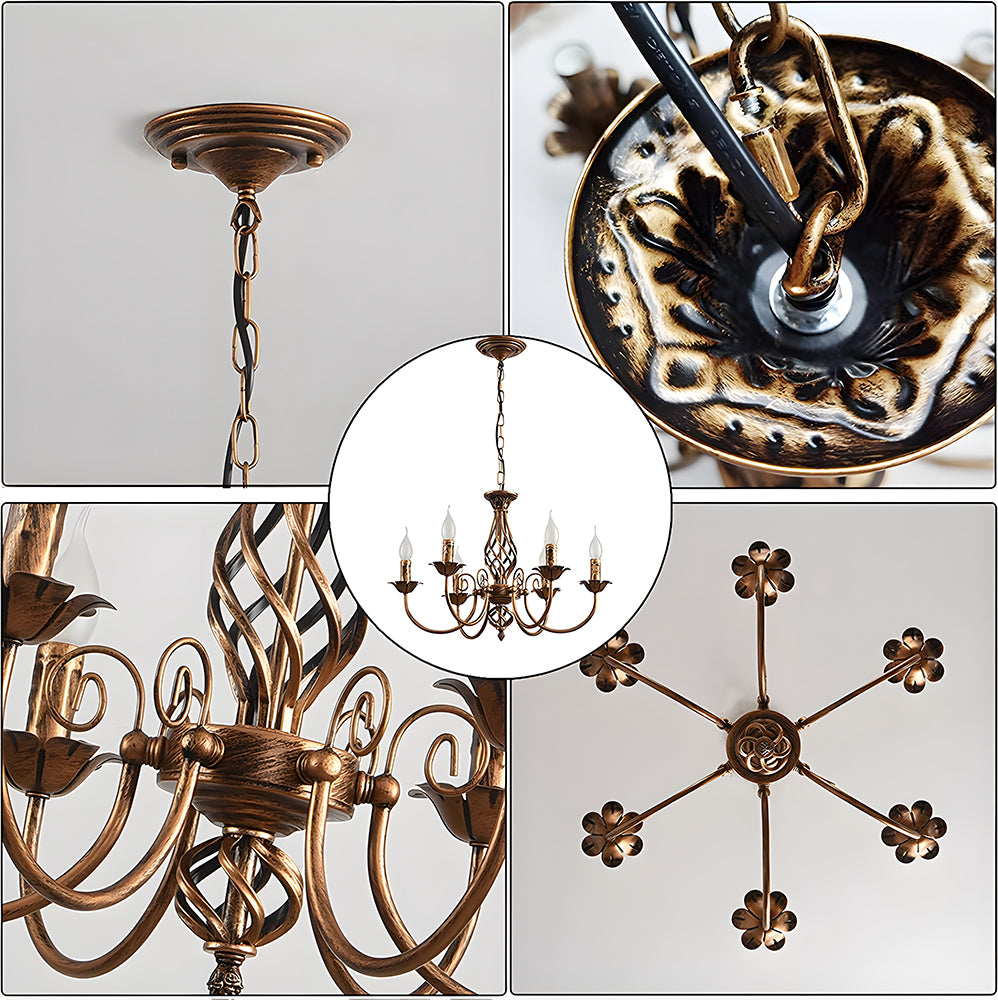 Vintage Bronze Dining Room Pendant Lights