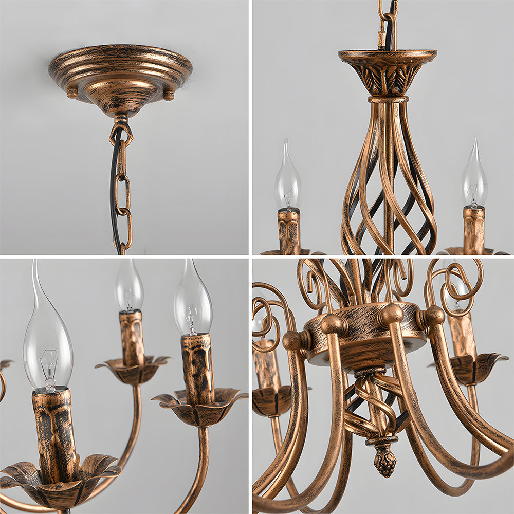 Vintage Bronze Dining Room Pendant Lights