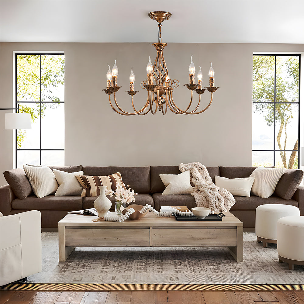 Vintage Bronze Dining Room Pendant Lights