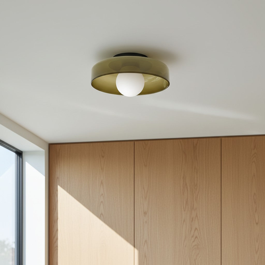 Modern Round Flush Mount Ceiling Light