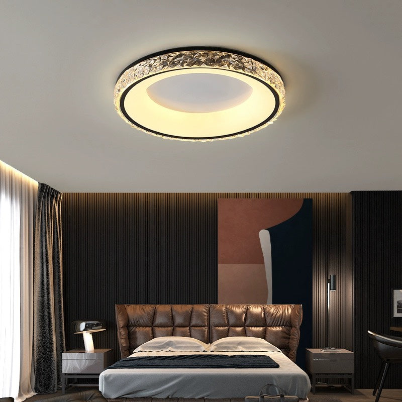 Modern Flush Mount Round Acrylic Ceiling Light