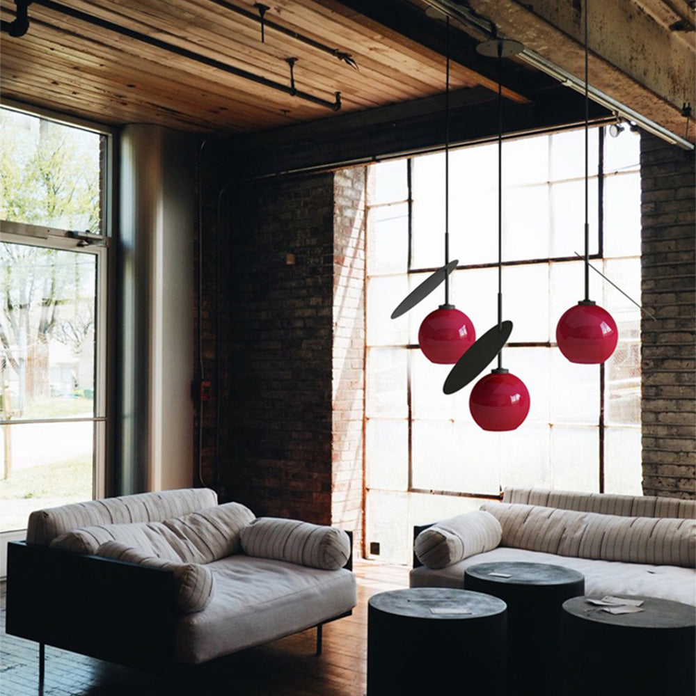 Postmodern Cherry Design Double-Headed Pendant Lamp