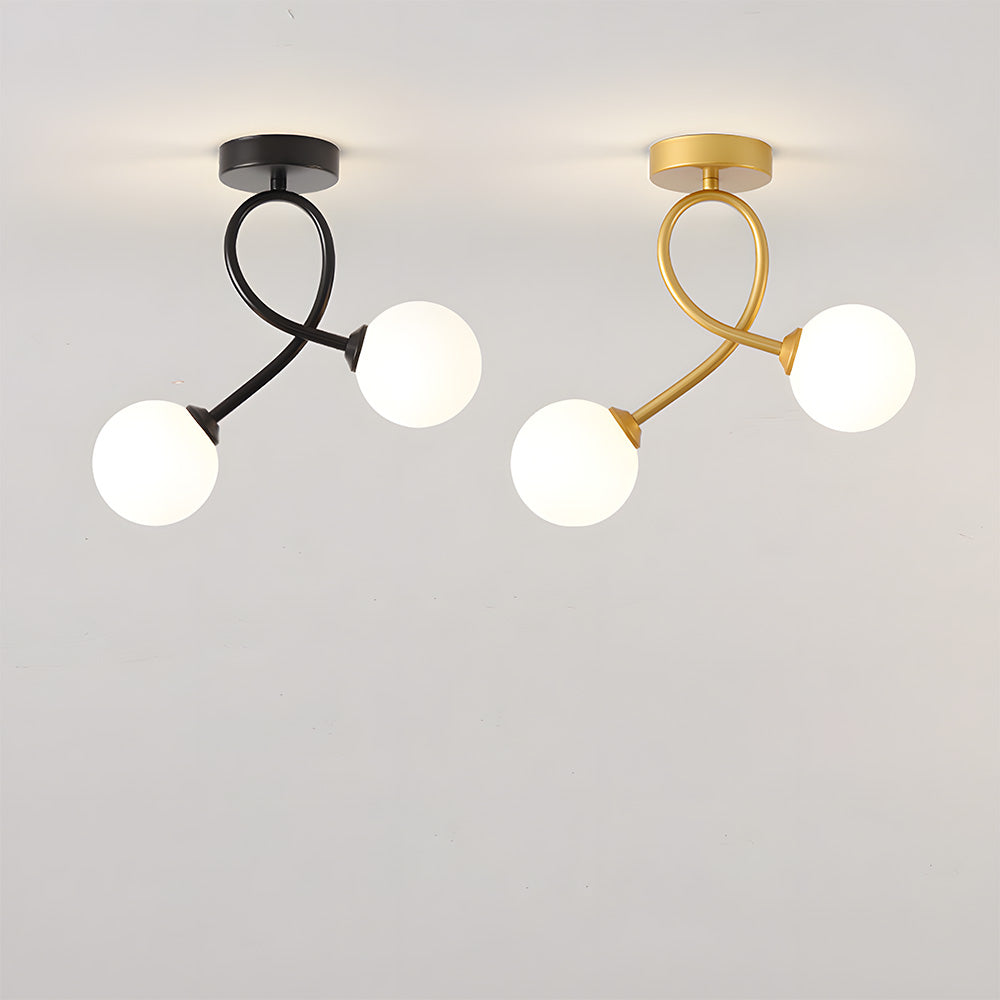 Creative Hallway Glass Ceiling Light