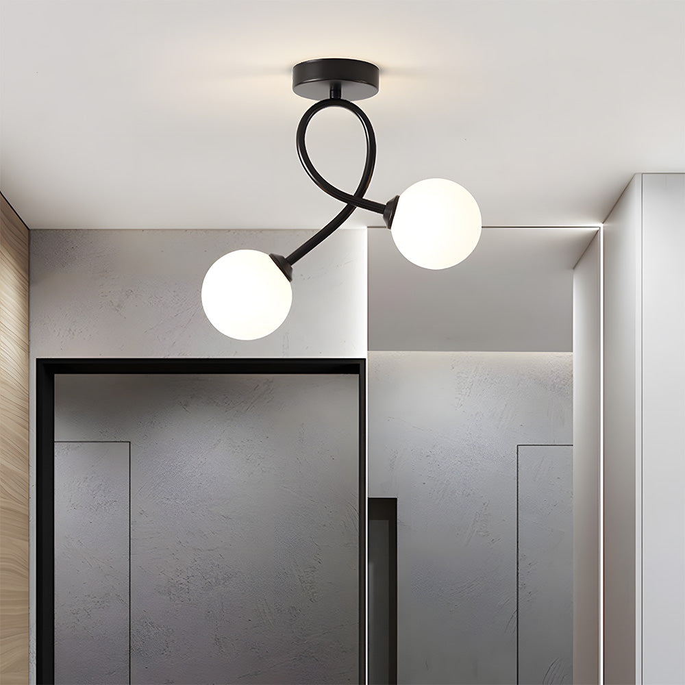 Creative Hallway Glass Ceiling Light