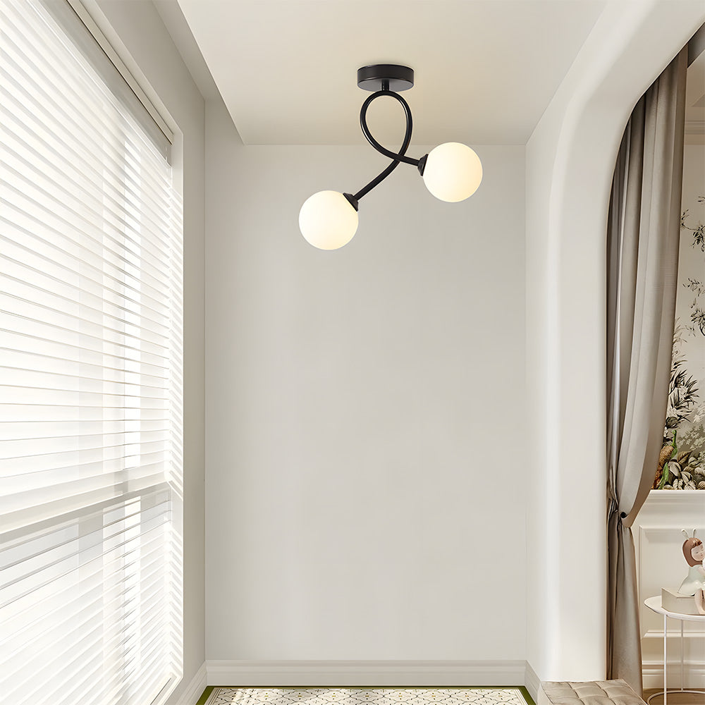 Creative Hallway Glass Ceiling Light