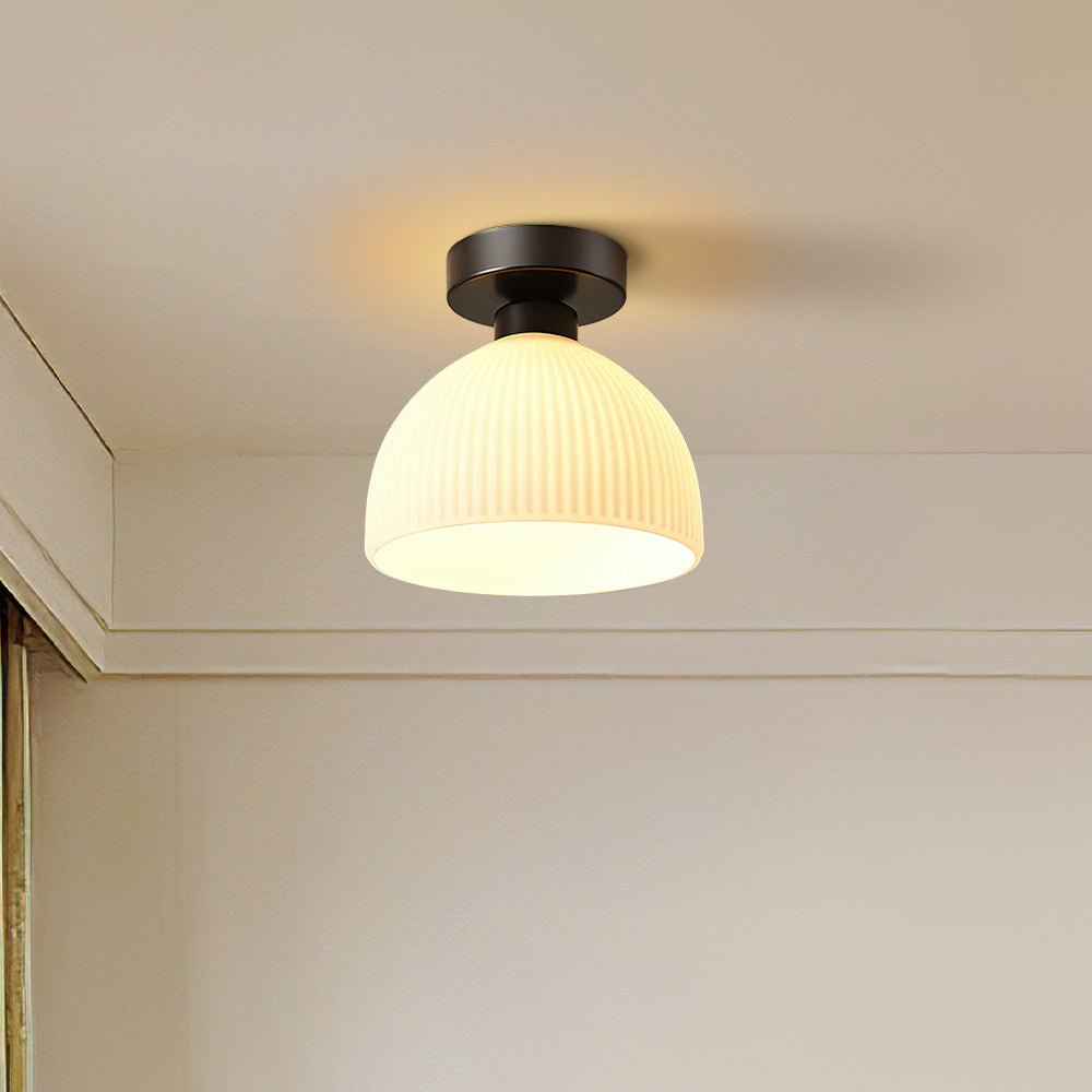 Gold Mini Glass Hallway Ceiling Light