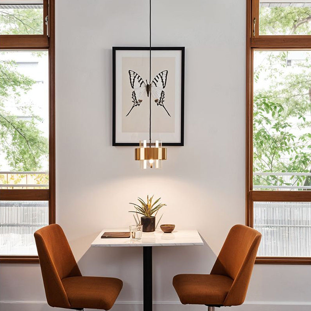 Modern Metal Glass Pendant Light