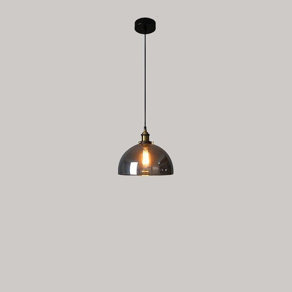 Nordic Clear Glass Bedside Pendant Light