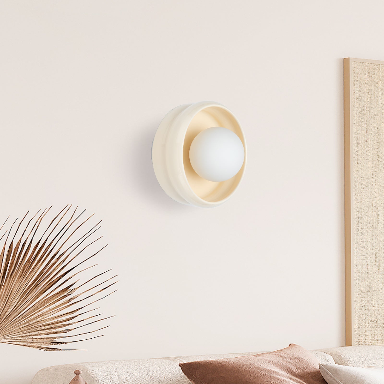 Contemporary Stained Ceramic Living Room Wall Light