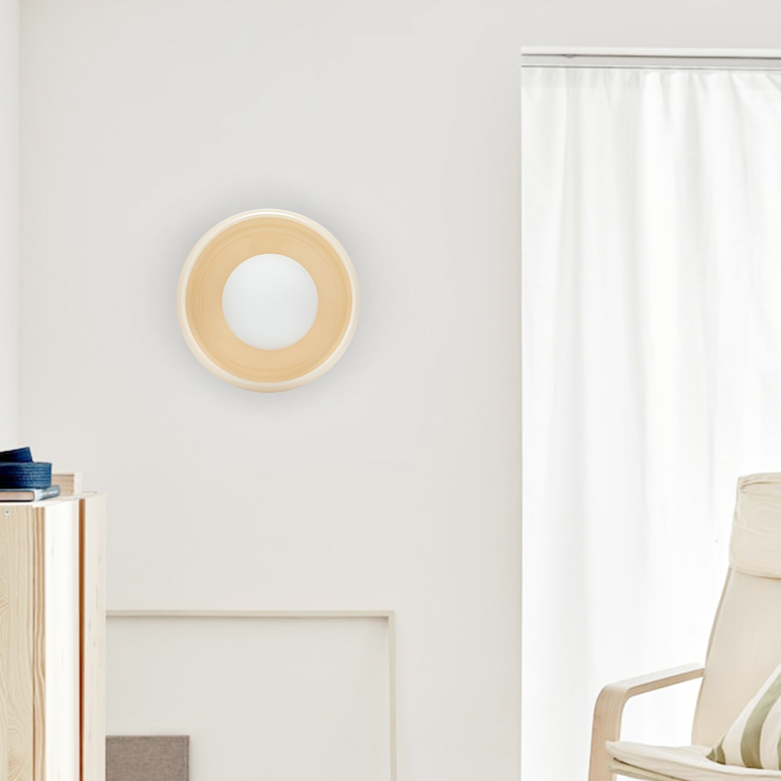 Contemporary Stained Ceramic Living Room Wall Light