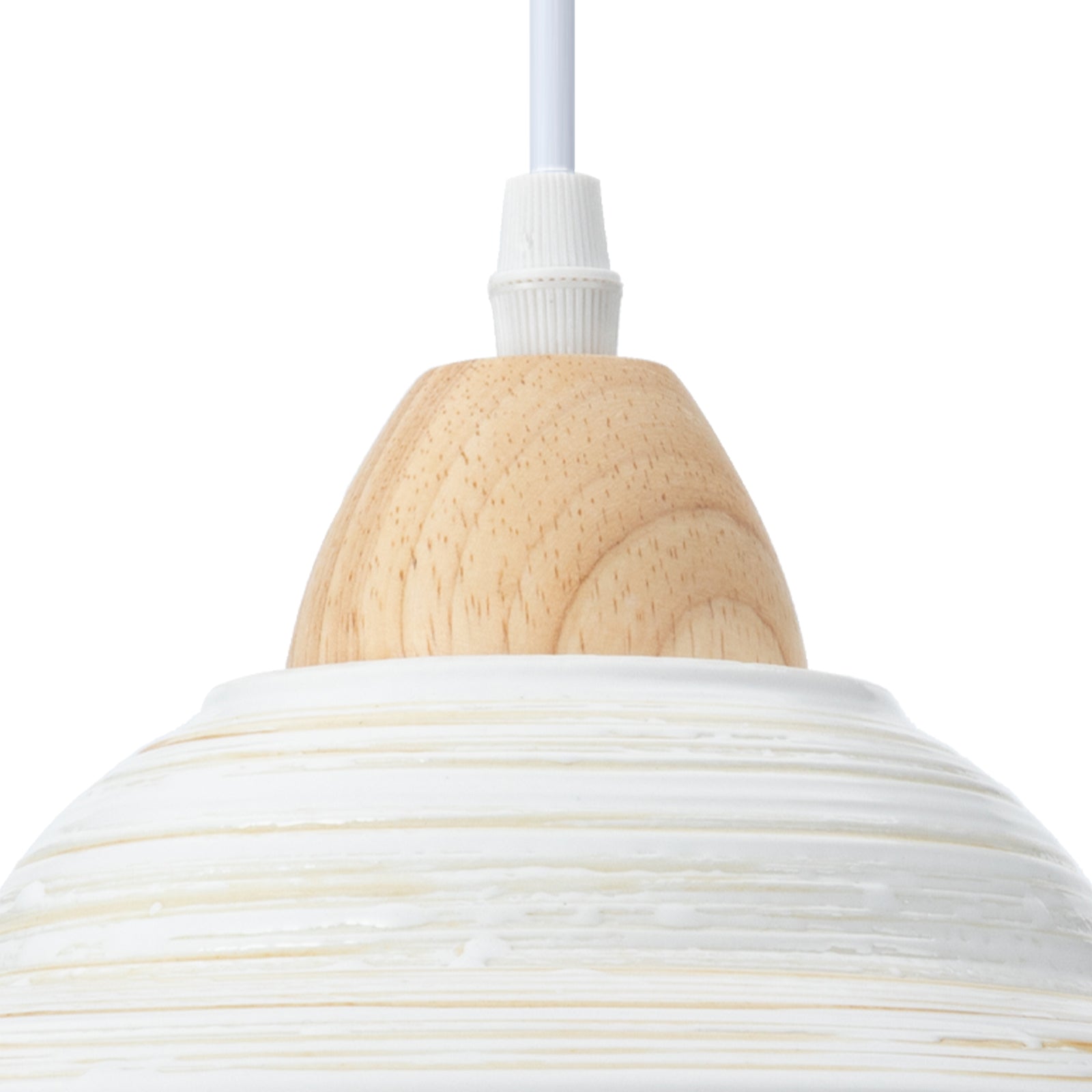Creative White Hat Milky Ceramic Pendant Lighting