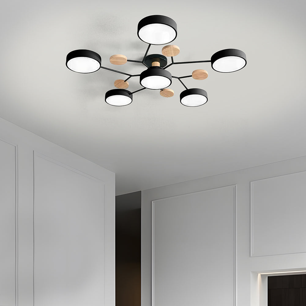 Modern Semi Flush Ceiling Lights for Bedroom, Living room