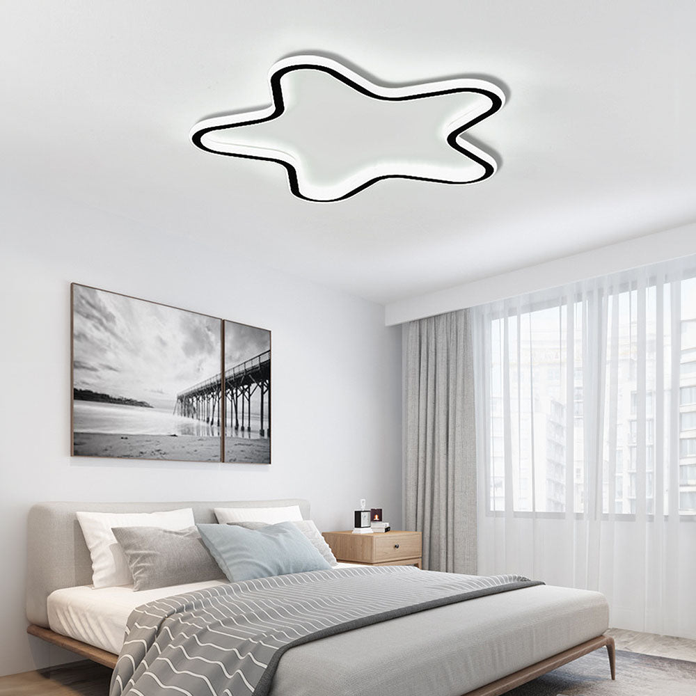 Creative Simple Star Shape LED Ceiling Lighting For Children's Room