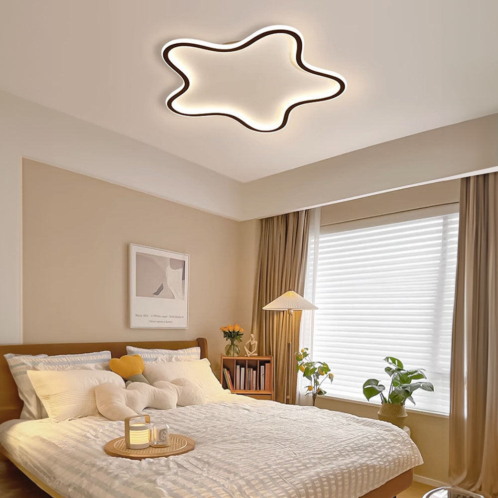 Creative Simple Star Shape LED Ceiling Lighting For Children's Room