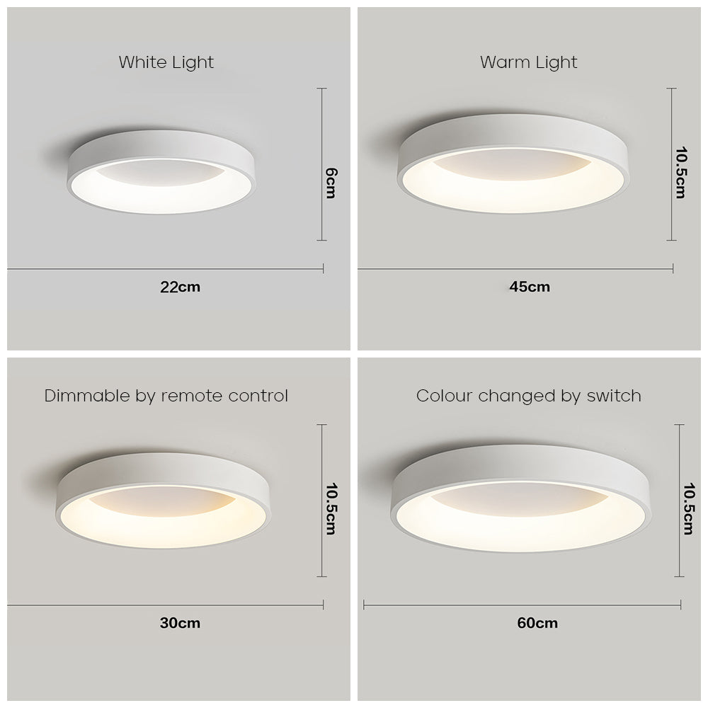 Modern Round LED Ceiling Light for Living Room