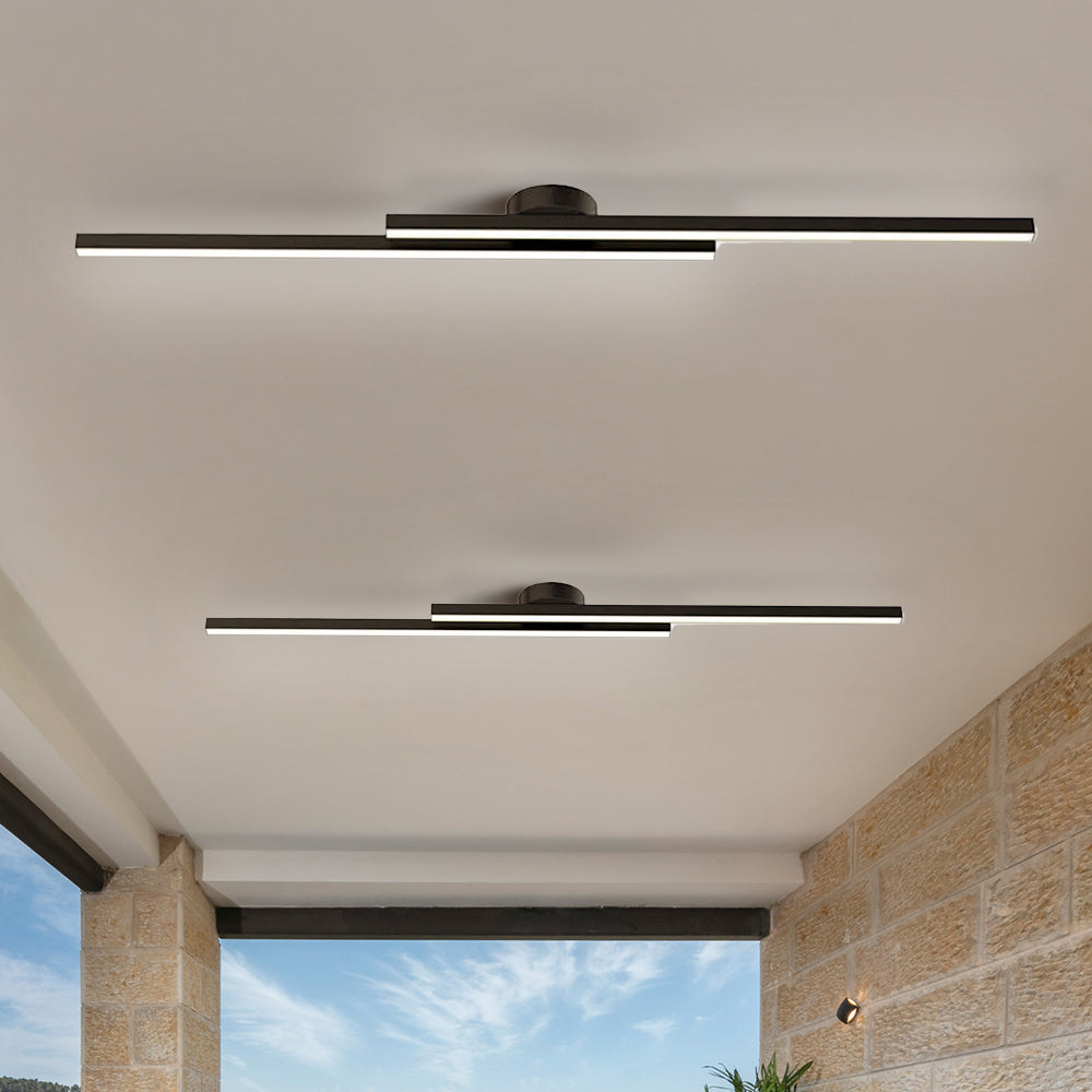 black LED ceiling lights