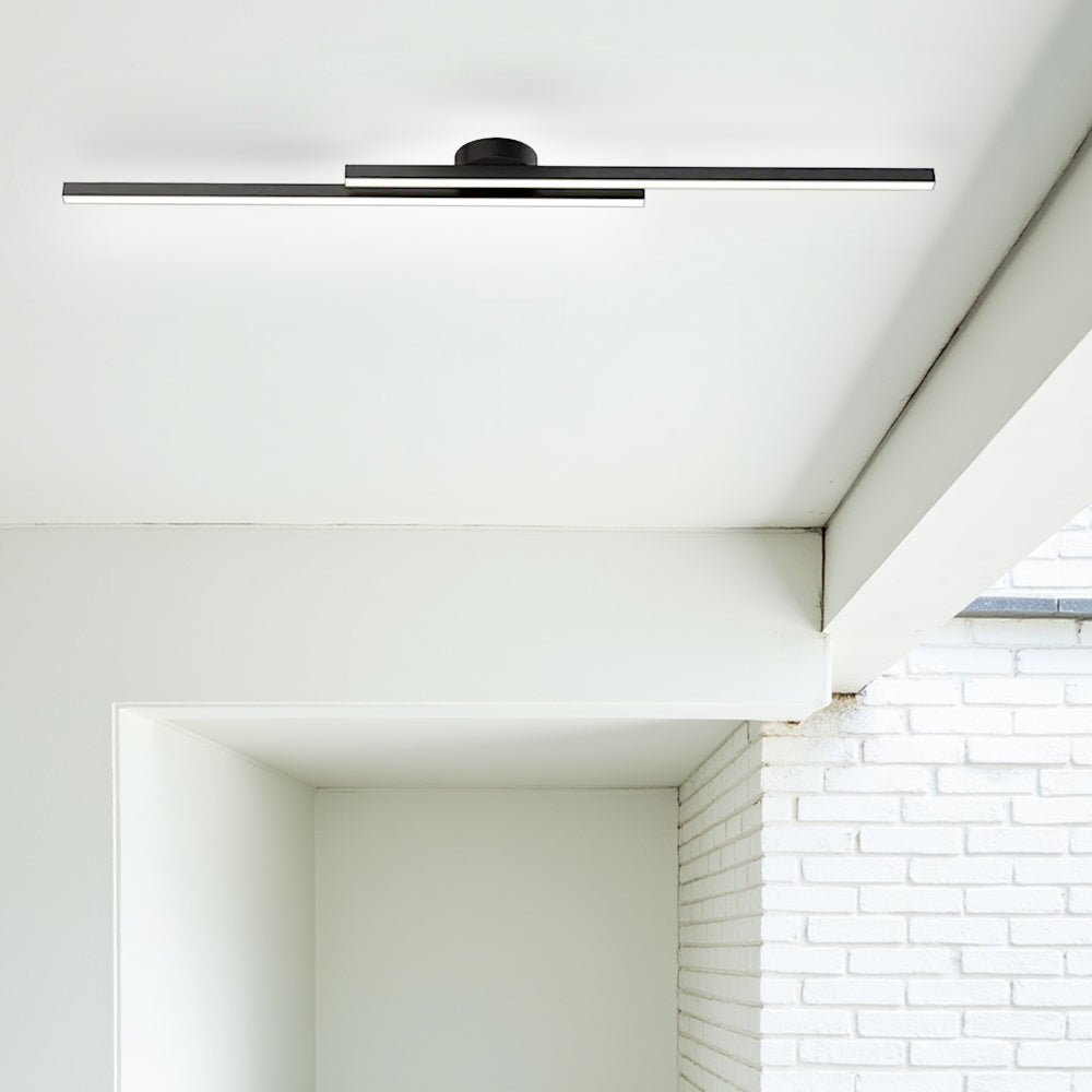 Exterior stripe led lights for house