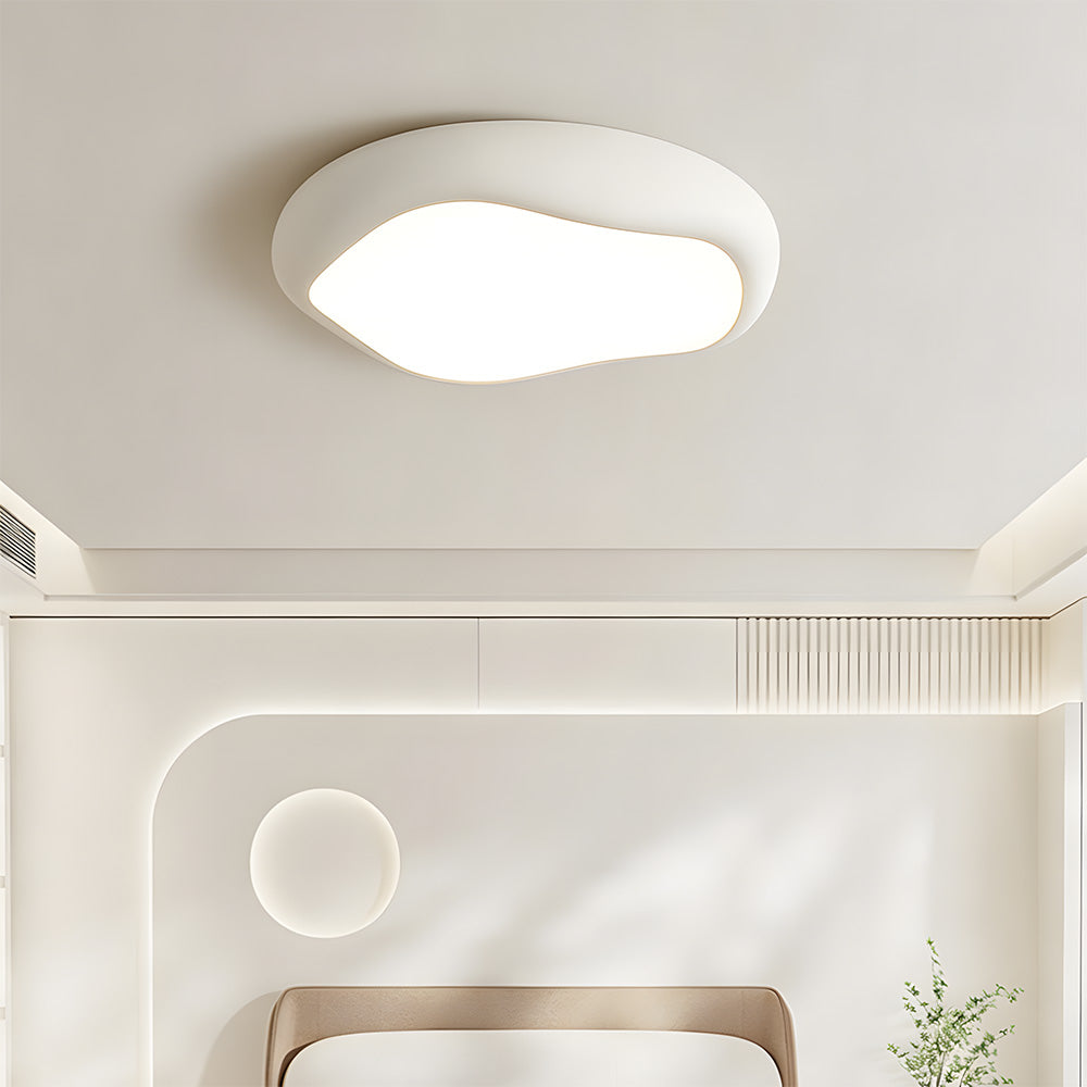 Modern Glossy LED Flush Mount Ceiling Lights for Entryway