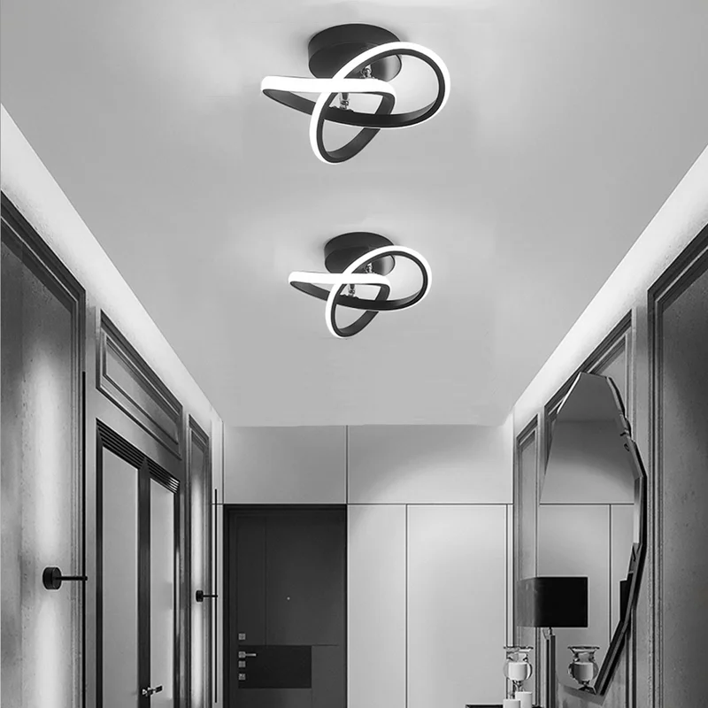 Set of 2 Modern LED Ceiling Lights for Hallway
