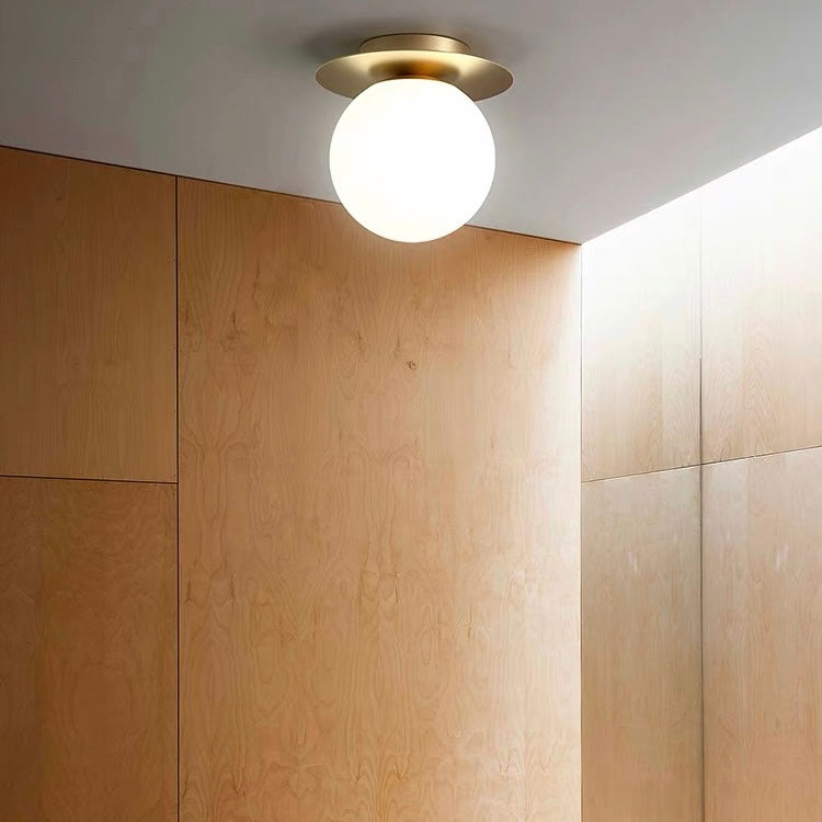 Modern Hallway Glass Ceiling Lights