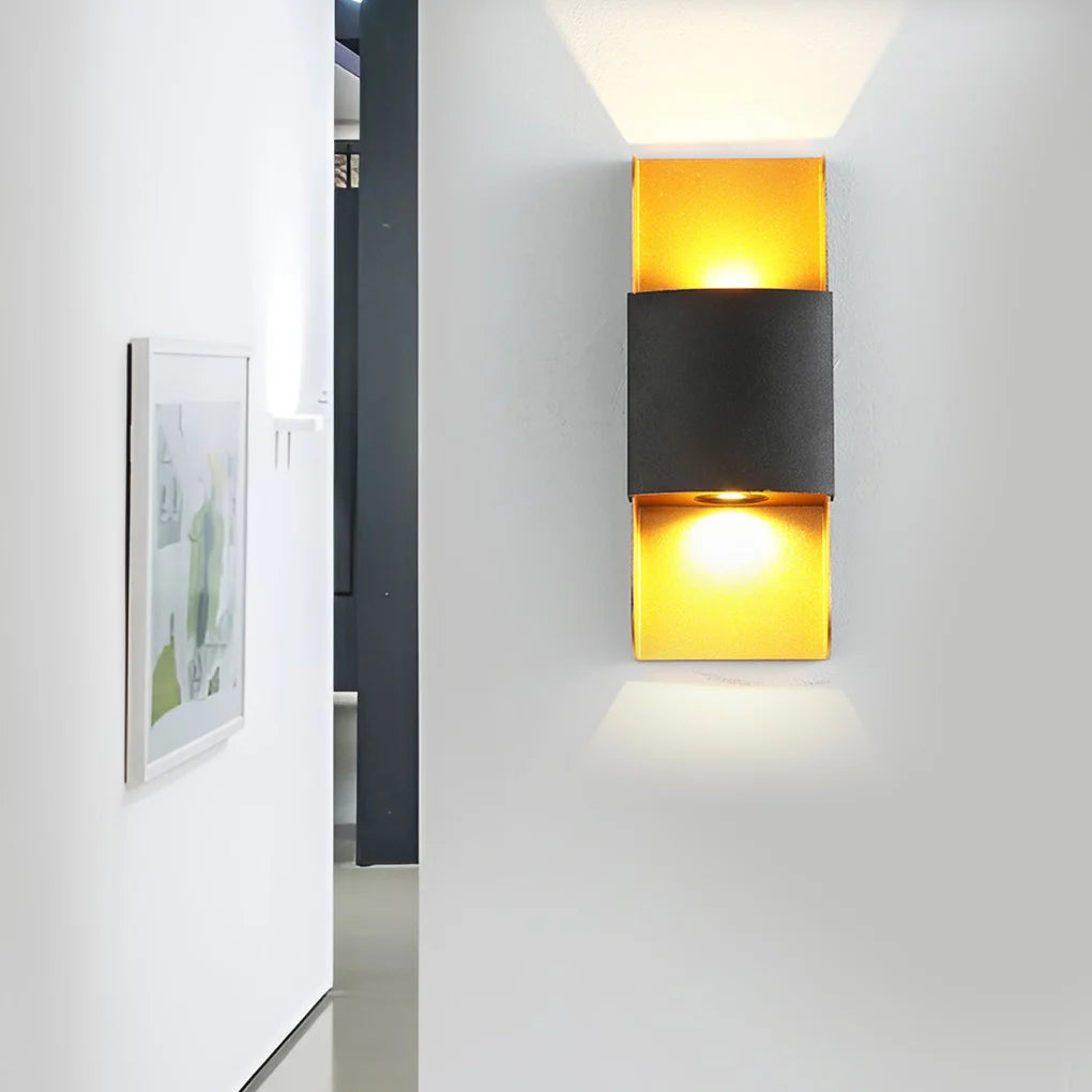 Modern Minimalist Nordic Up and Down Outdoor Wall Lights for Hallway