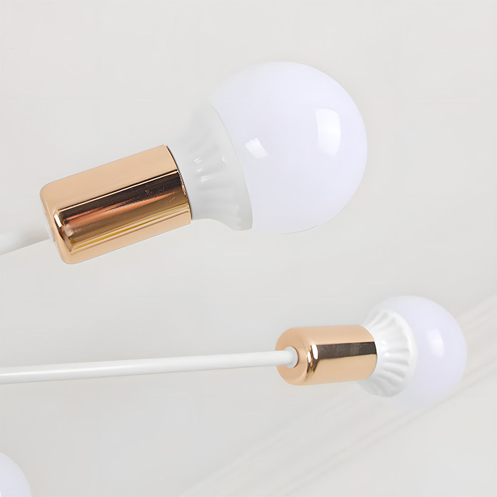 Light Luxury Multi-Head Living Room Ceiling Light